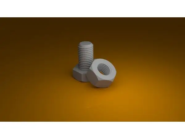 M8 nut and bolt