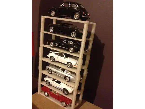1:36 Car model stackable rack