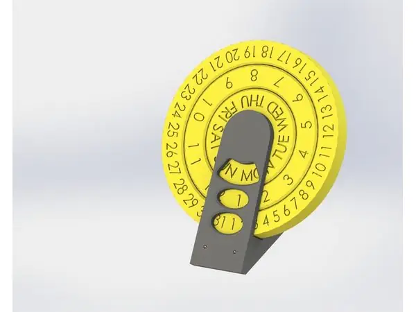 Perpetual Desktop Calendar