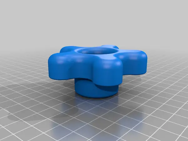 Strong M12 M10 M8 star knob with locked nut
