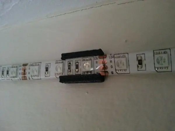 LED light strip holder