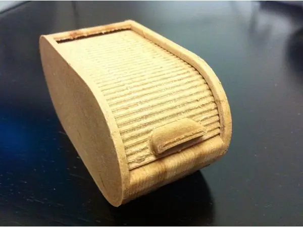 Roll Top Box - round