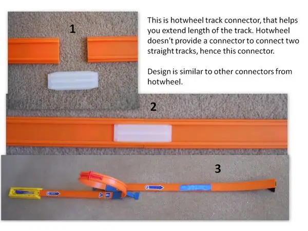 Hotwheel Track Connector