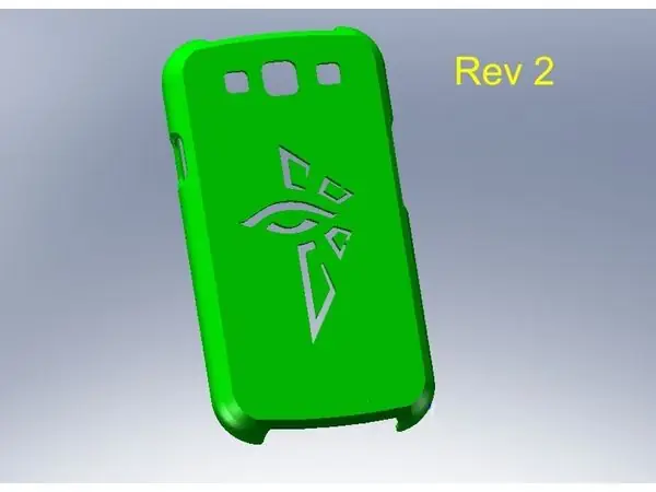 Galaxy s3 phone cover with Ingress Enlightened Logo