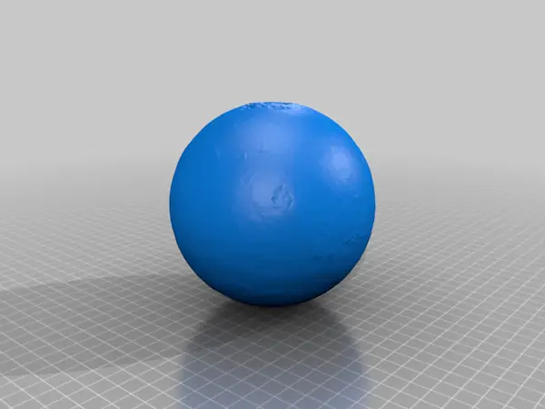 Lithophane / 3d model of Mars