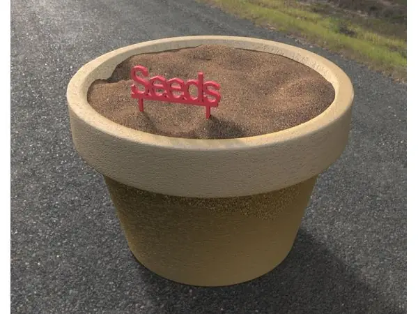 Customizable Garden Sign
