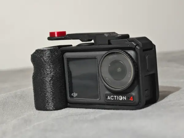 DJI action4 街拍手柄&快门改装套件