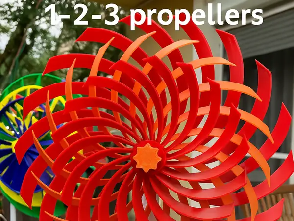 Windmill Halfcircle 1-2-3 propellers