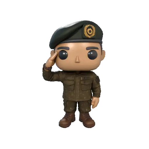BTS RM Military Funko Pop Chibi STL Namjoon k-pop