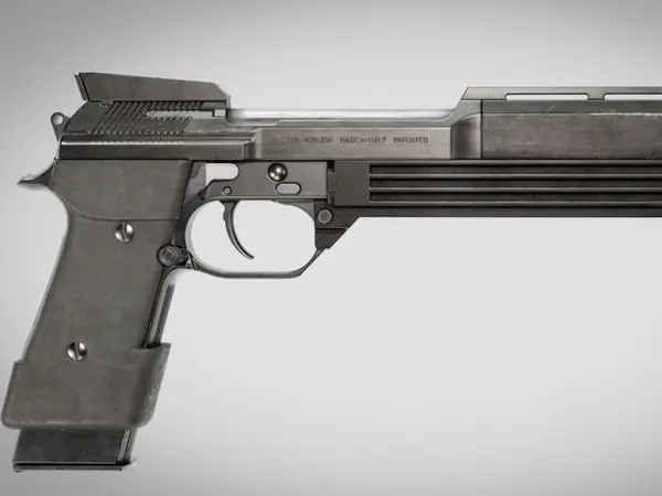 Auto-9 Replica Gun - ROBOCOP 3D Model 