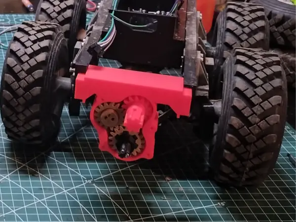 Sestupná převodovka pro ML Model Tatra Dakar