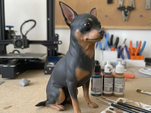 Chihuahua Premium 3D – Figura y Tamaño Real