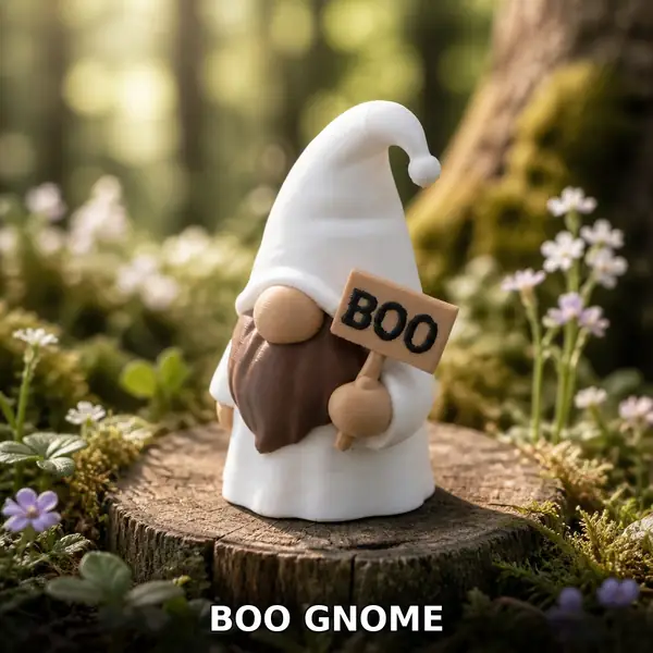 Boo Gnome – Cute Halloween Figurine