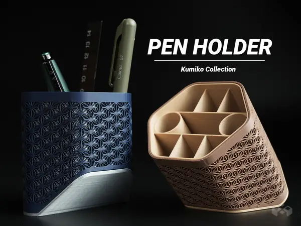 Asanoha Pen Holder - Desk Organizer