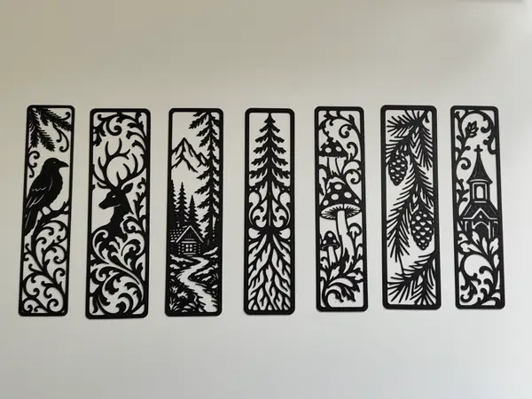 Bookmark Set - 7 Forest Designs
