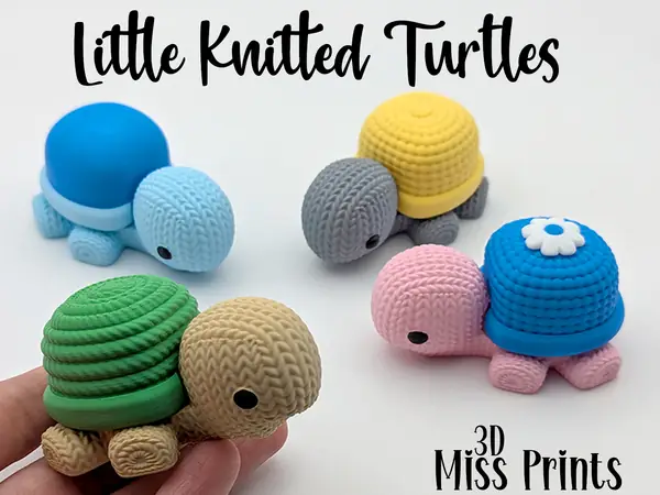 Knitted Turtles 