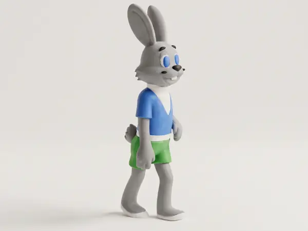 Nu Pogodi Hare Figurine – Zając z Wilk i Zając 