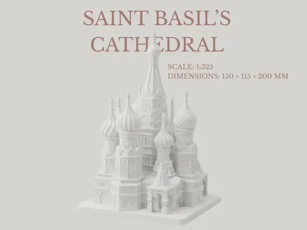 Saint Basil’s Cathedral - 1:325 Scale 3D Model