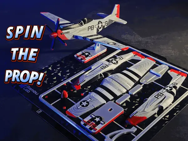 P51D Mustang Plane Kit Card