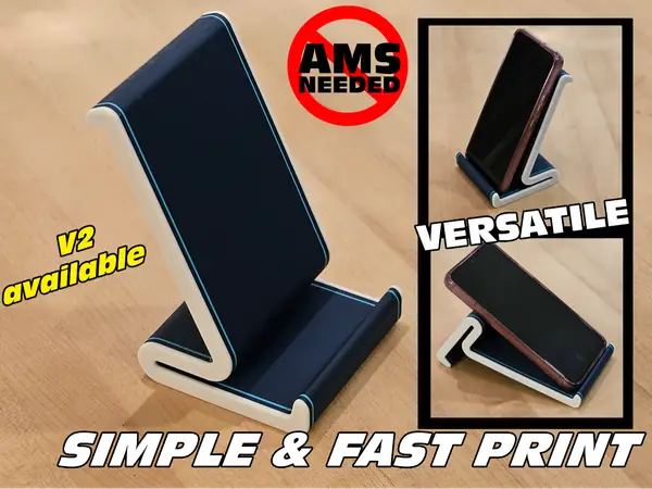 Phone Stand – 2-Way Design, 4 Positions! | No AMS