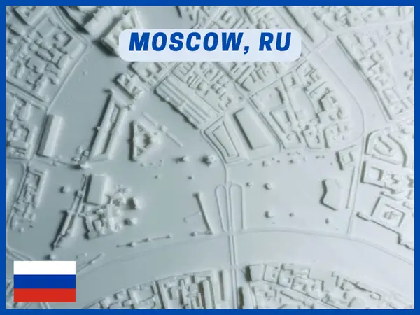Moscow, Russia - Tiny 3D City (Москва)