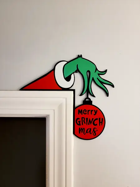 Merry Grinchmas Door Corner