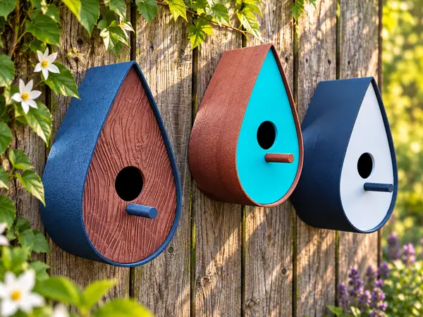 Elegant Raindrop Birdhouse   **EASY PRINT**