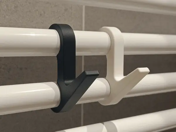 Bathroom radiator hook - Heavy Duty - Customizable