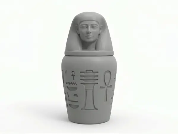 Egyptian canopy jar