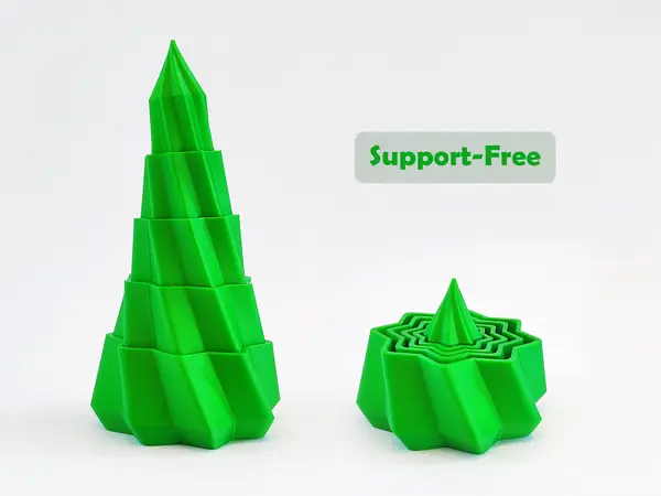 Collapsible Telescoping Christmas Tree