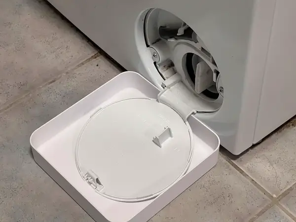 Universal drain tray washing machine, tumble dryer