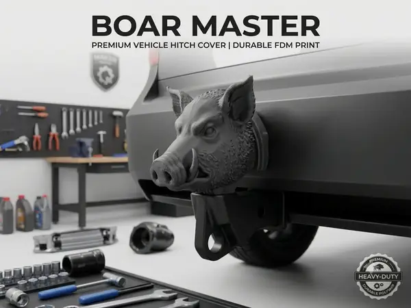 Wild Boar Tow Hitch Ball Cover Cap