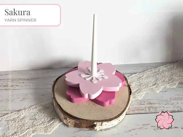 Sakura Yarn Spinner with Bearing