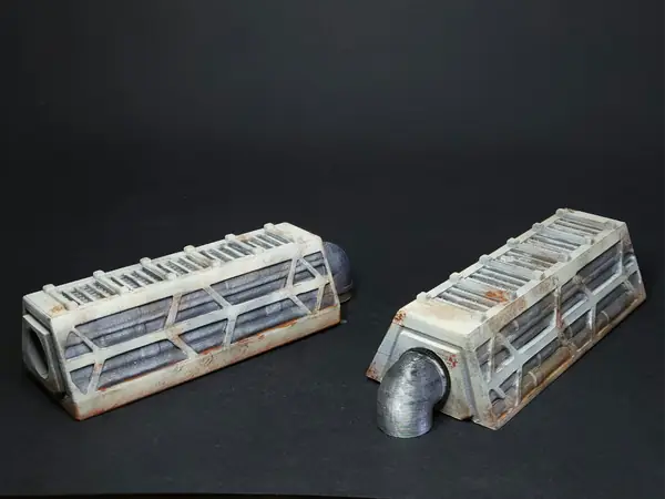 Sci-Fi Pipe Structure Scatter Wargaming Terrain