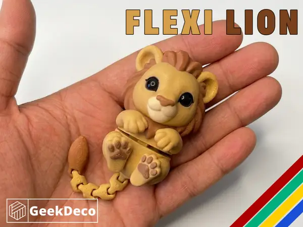 Flexi Cub Lion – Articulated 