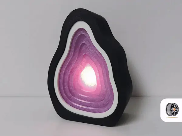 Geolux | A Geode Inspired Desk/Night Lamp | No AMS