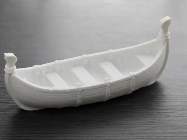 Medieval Viking Rowboat