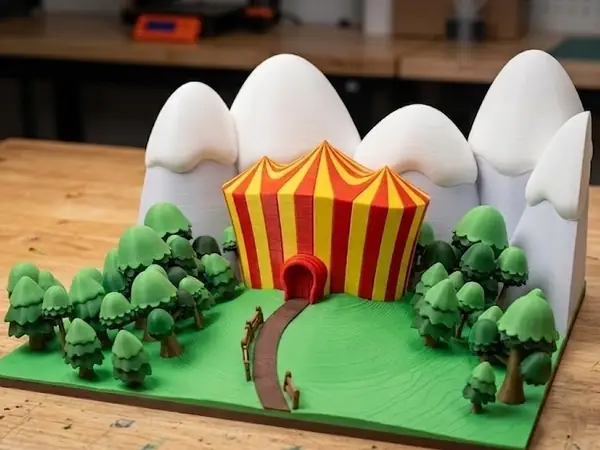 The amazing digit circus model