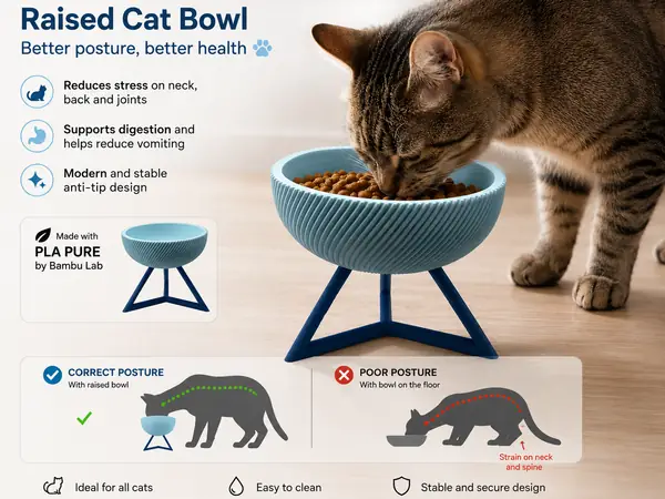 Raised Cat Bowl