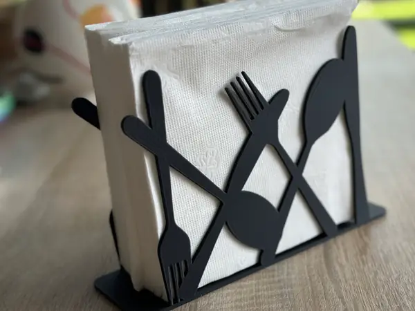 !!BEST!!  Napkin holder - theme Spoon and Fork