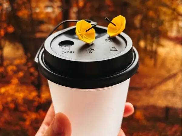 Autumn Coffee Umbrella