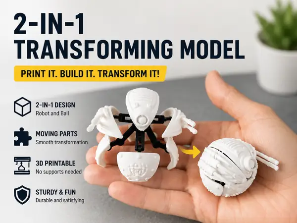 Transforming sphere robot