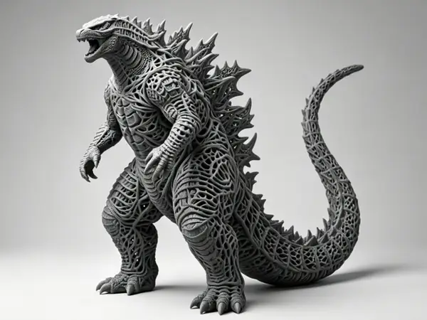 Titan Kaiju | Organic Lattice Sculpture
