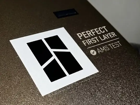Perfect First layer + Test AMS