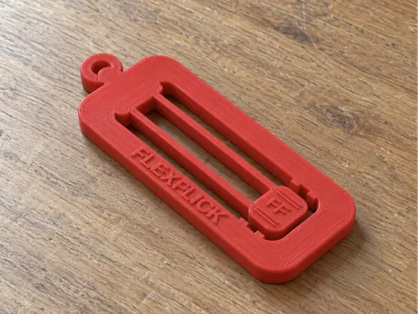 Customizable One-Piece Flex Fidget | No Assembly