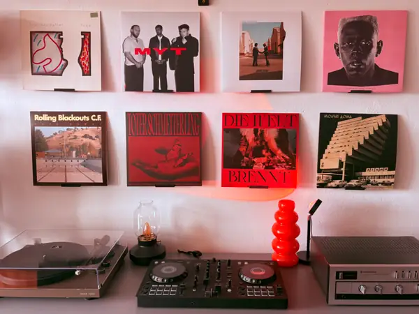 Vinyl / Schallplattenwandhalterung