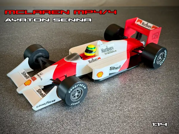 F1 McLaren MP4/4 1988 Ayrton Senna