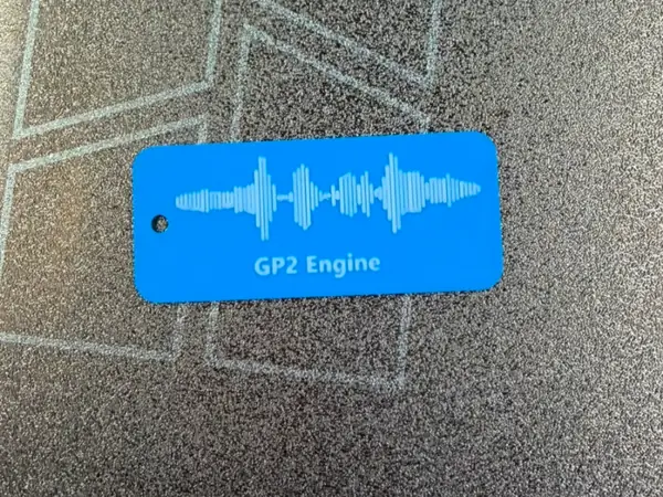 GP2 Engine – Alonso F1 Radio Keychain