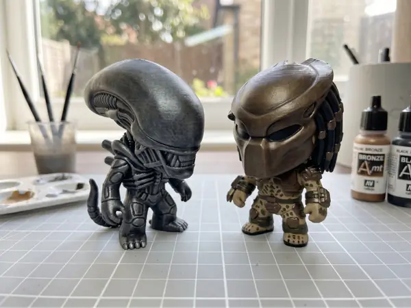 Predator & Alien Duo: Funko Pop Style Set