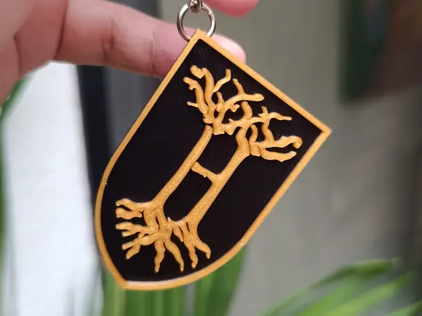 Hogwarts New Logo - Keychain